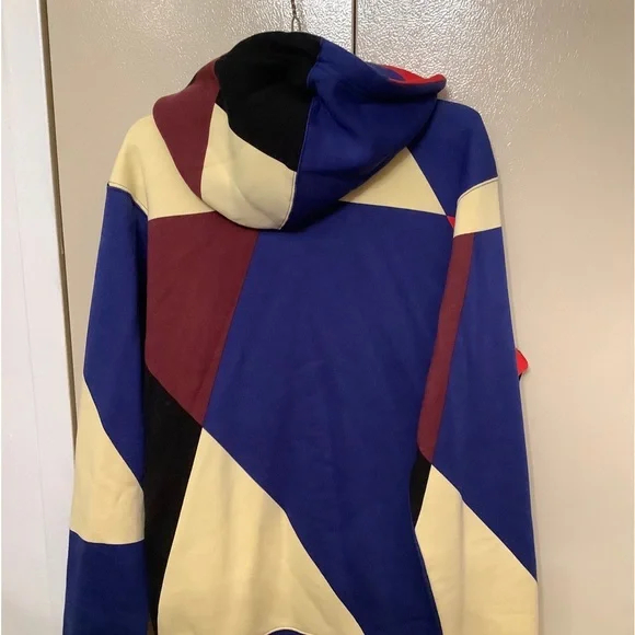 Nike Kylie Irving Fleece Full Zip Hoodie Multicolor Block - Picture 10 of 11